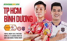 Highlights TPHCM vs Bình Dương: Thắng lợi đầu tay (LPBank V.League 1-2024/25)