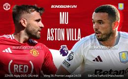 Trực tiếp MU 0-0 Aston Villa: Emiliano Martinez cứu thua xuất sắc (Hiệp 1)