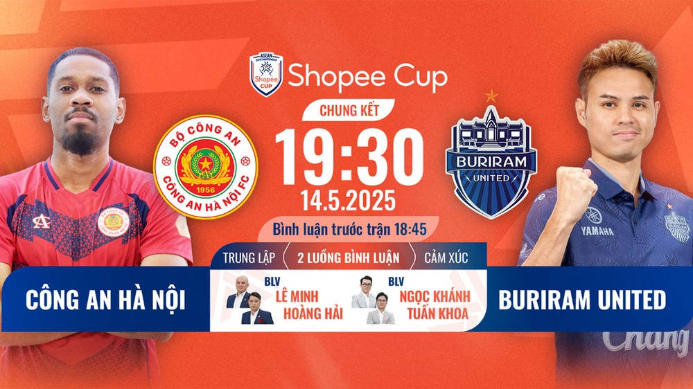 Lịch thi đấu bóng đá hôm nay 13/5: Trực tiếp CAHN vs Buriram United lúc mấy giờ? - Ảnh 1. Lịch thi đấu bóng đá hôm nay 13/5: Trực tiếp CAHN vs Buriram United lúc mấy giờ? - Ảnh 1.