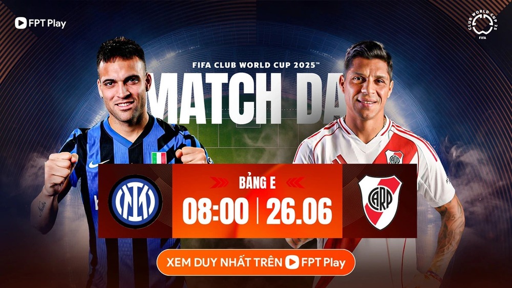 Lịch thi đấu bóng đá hôm nay 26/6: Trực tiếp Inter Milan vp - Ảnh 1. Lịch thi đấu bóng đá hôm nay 26/6: Trực tiếp Inter Milan vp - Ảnh 1.